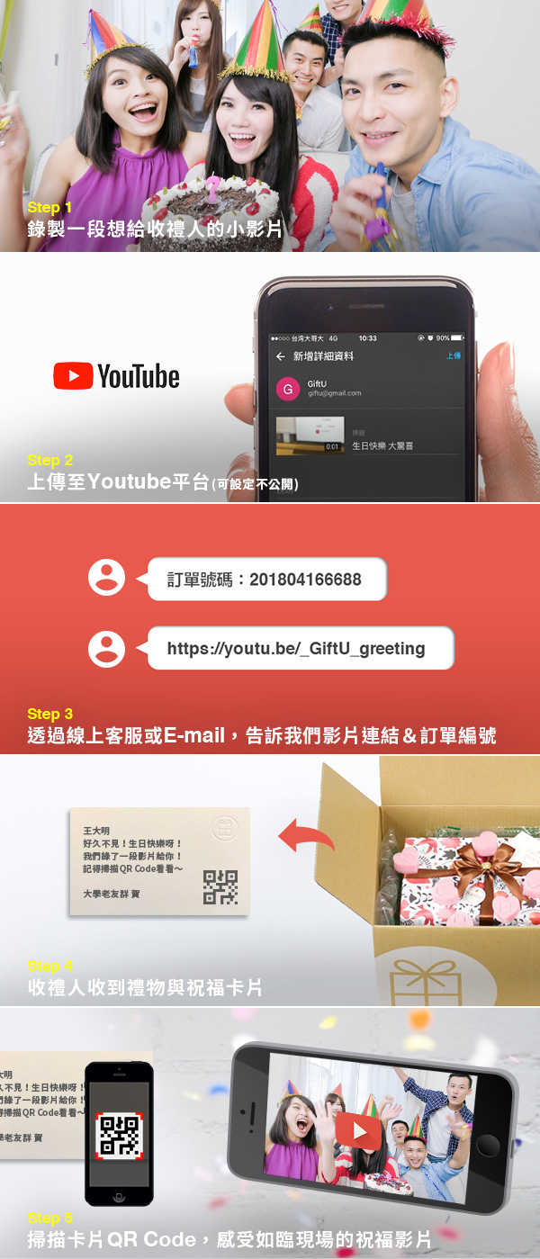 禮尚網新推出Youtube影音賀卡服務
