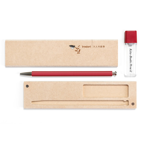 北星大人鉛筆 彩 木質筆盒組 紅色