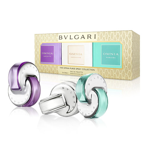 BVLGARI 寶格麗 水晶系列隨身香氛禮盒[晶澈+紫水晶+晶欣]