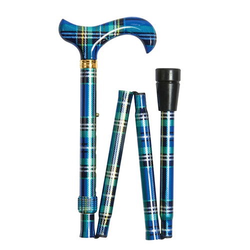 英國classic canes 可摺疊收納+調整高低 折疊手杖(4646N-粗款)