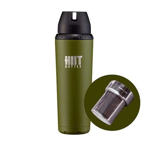 Ethne 美國 HIIT BOTTLE 極限健身水瓶/簡配版(綠色(709ml))(送濾茶器)
