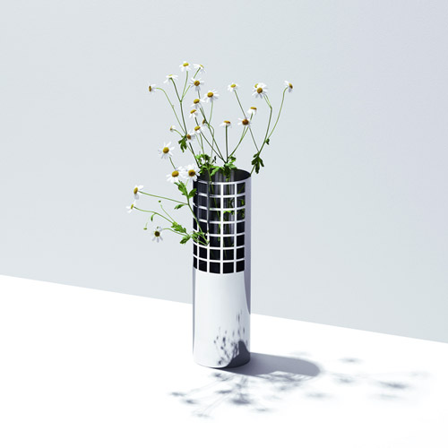 丹麥 Georg Jensen Matrix Tube Vase Medium H24.7cm 矩陣系列 立式花瓶 - 中尺寸