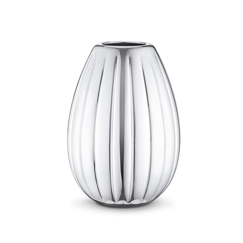 丹麥 Georg Jensen Legacy Vase, Large 銀波紋系列 花瓶 大尺寸