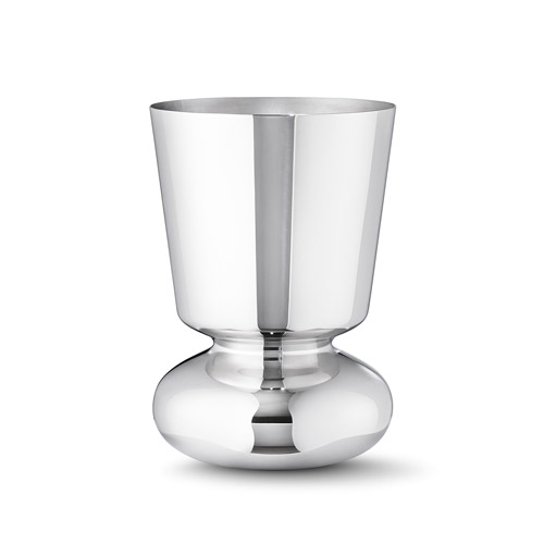 丹麥 Georg Jensen Alfredo Vase, Small H22cm 艾爾菲雷多 不鏽鋼 聖杯 花瓶 小尺寸