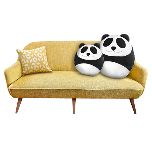 德國萊思綺Leschi 熊貓造型靠枕-小