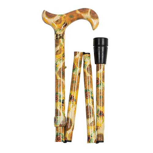 英國classic canes 可摺疊收納+調整高低 折疊手杖(4662A-粗款)