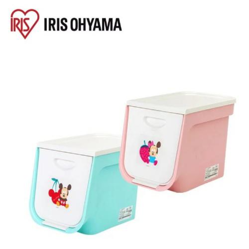 日本Iris Ohyama 迪士尼系列上掀式收納箱-粉紅色