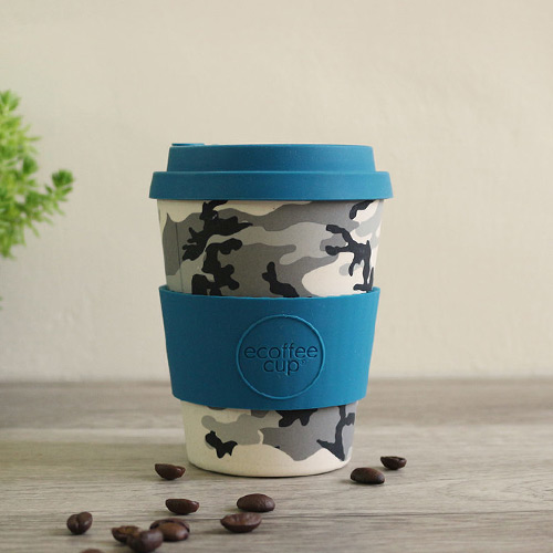 英國Ecoffee Cup 環保隨行杯340ml-迷彩藍
