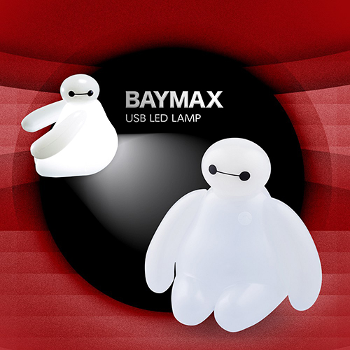 InfoThink 大英雄天團 Baymax 杯麵USB造型燈 (含遙控器)