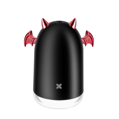 家居生活雜貨舖 usb蝙蝠翅膀小惡魔加濕器 黑色