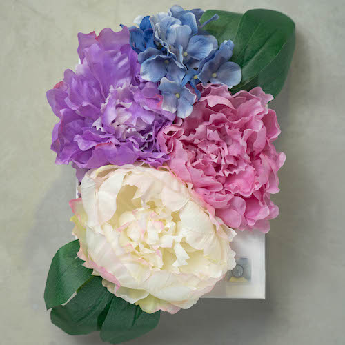 日本 岱樂鈁 Peony  畫框 Delight 感應燈花盆（贈無痕掛勾）- 紫色