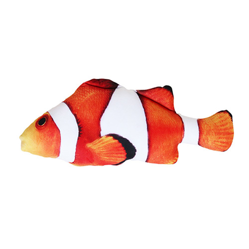 創意小物館 USB電動仿真魚 小丑魚