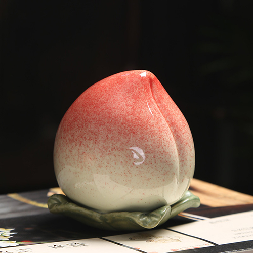 家居生活雜貨舖 壽桃茶葉儲物小罐