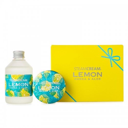 日本 STEAMCREAM 蒸汽乳霜 GS202-Mint & Aloe & Lemon Gift box-薄荷與蘆薈檸檬禮盒