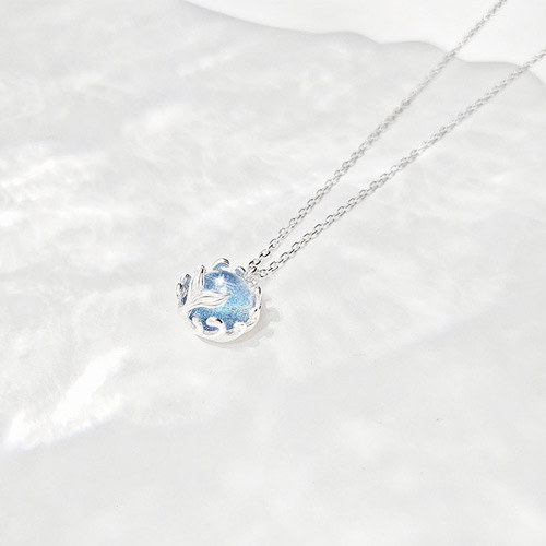 Claire飾品 夢幻星空石人魚項鍊