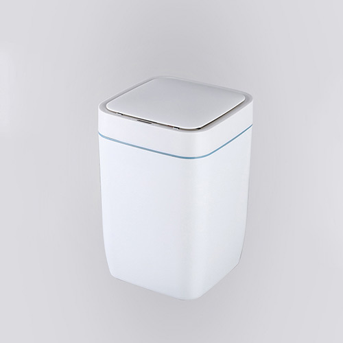 家居生活雜貨舖 智慧型感應垃圾桶 方形白色