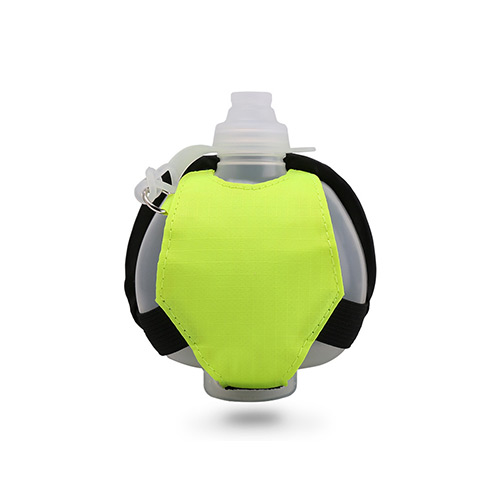 創意小物館 便攜腕戴式運動水壺 螢光綠