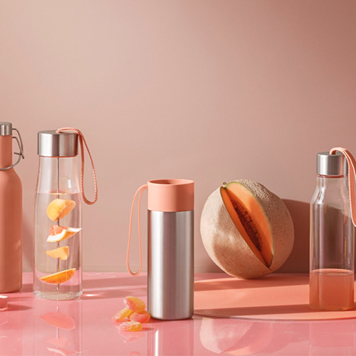 丹麥 eva solo 可掛式隨行杯 旋轉式杯蓋 橘