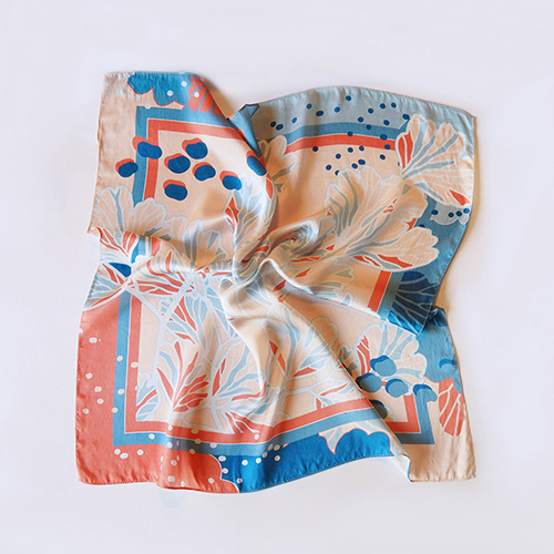 【4/29~5/5期間限定優惠】FERN ONLY 只有蕨蕨戀真絲絲巾(鐵線蕨)