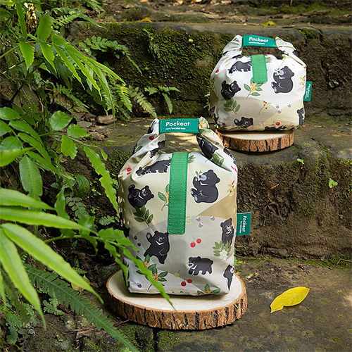 好日子agooday 
黑熊的魔幻森林 Pockeat環保食物袋(大食袋)-TBBCA