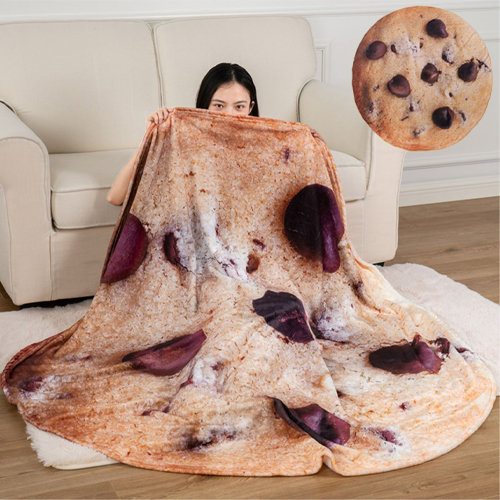 【1/2~8/31冬日特惠85折】創意小物館 食物造型150cm圓毯 圓餅乾