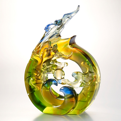 【12/16~12/22精選琉璃品牌9折】琉園 tittot 果然福現 綠色