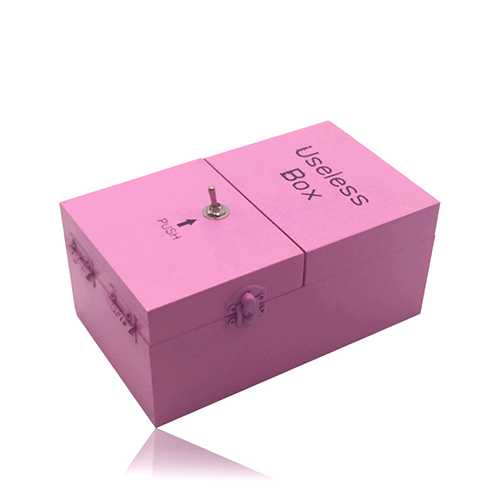 【3/29~5/31畢業季88折優惠】創意小物館 減壓神器無用的盒子 Useless Box 粉色