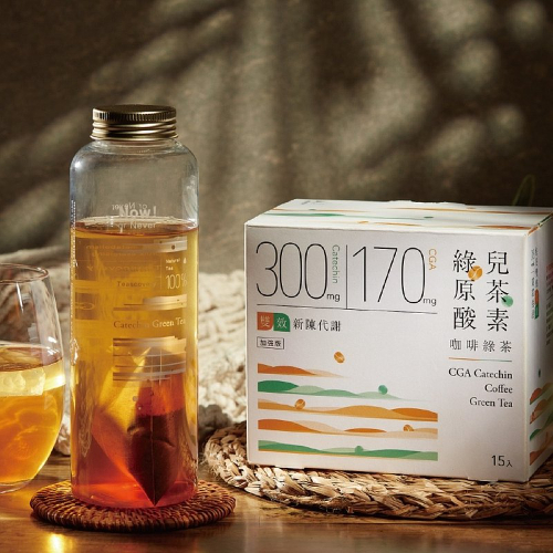 Teascovery 發現茶 綠原酸兒茶素咖啡綠茶 30秒冷泡 15入/盒