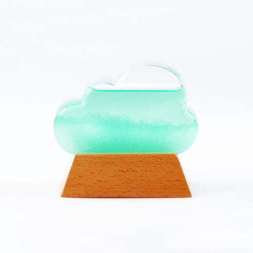 【3/29~5/31畢業季88折優惠】創意小物館 雲朵天氣瓶 綠色
