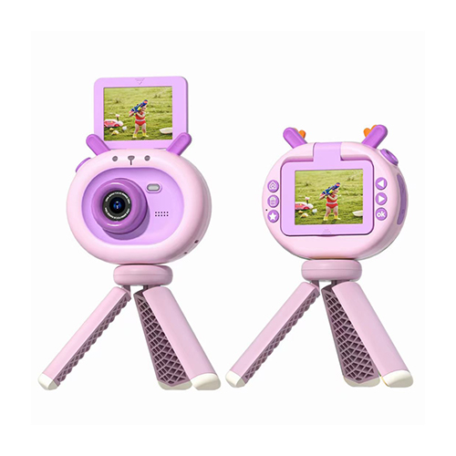 【3/29~5/31畢業季88折優惠】創意小物館 180°翻轉螢幕兒童數位相機 紫色小兔