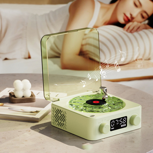 【挑戰全台最低價】創意小物館 聽海助眠聲光藍芽音箱 海草綠