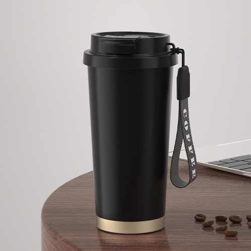 【1/2~8/31春日特惠85折】創意小物館 不鏽鋼陶瓷內膽保溫隨行杯 暮色黑