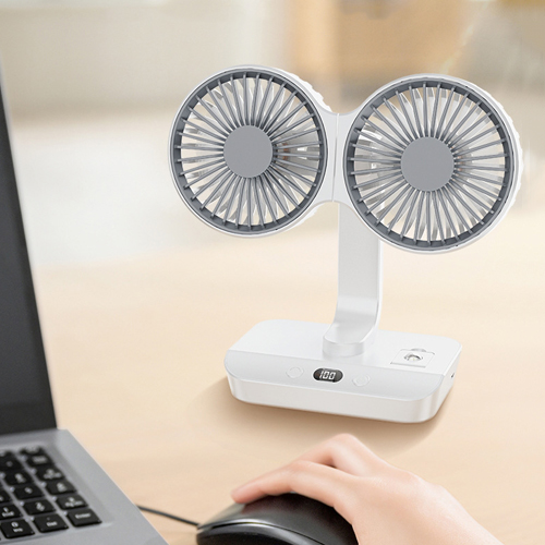 【11/3~12/31冬季85折優惠】家居生活雜貨舖 左右擺頭循環雙頭風扇