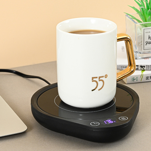 家居生活雜貨舖 80度恆溫加熱杯墊 圓形黑色