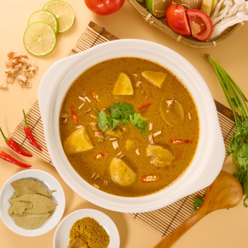 纖宴 vegeking 蔬食鍋物 未來小火鍋/南洋叻沙 單盒 900G
