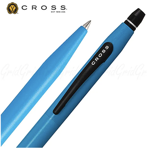 CROSS 美國 立卡系列 夕陽橙.亮藍.霜粉鋼珠筆