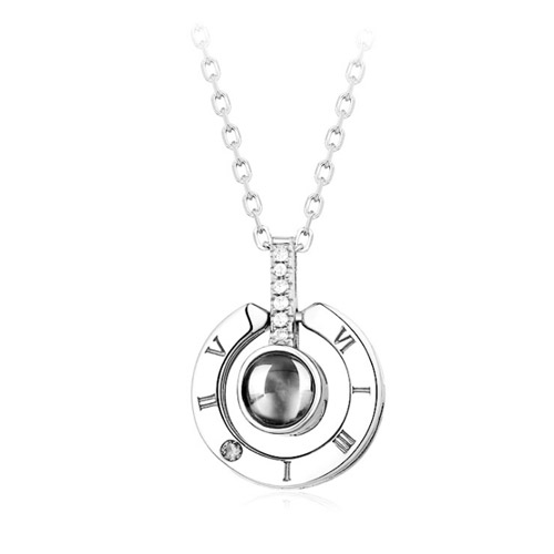 【破盤價】Claire飾品 璀璨織星經典項鍊 白金色 簡配版