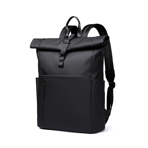 【11/3~12/31冬季85折優惠】創意小物館 捲頂大容量防水背包 黑色