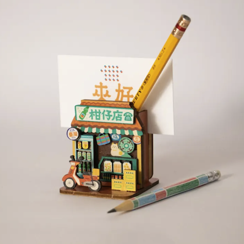 猴子設計 台味生活 迷你桌上收納DIY(懷舊柑仔店)