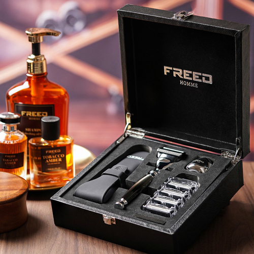 【可免費客製】FREED 一週年限量紀念款 宇宙探索系列尊爵四件組刮鬍刀禮盒-哈德斯