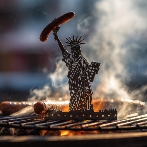 創意小物館 BBQ趣味燒烤支架 自由女神