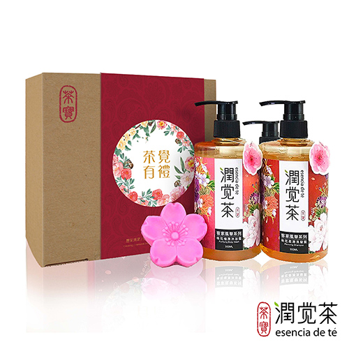 茶寶 Teapower 潤覺茶 花漾風華桃花禮盒3件組(無)
