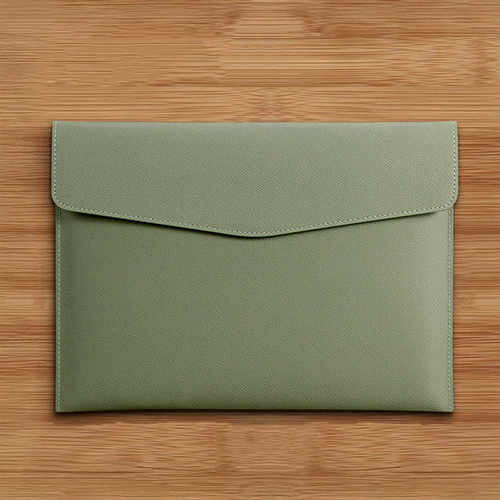 【11/4~12/31聖誕商品B2B優惠】創意小物館 A4軟皮文件袋 抹茶綠