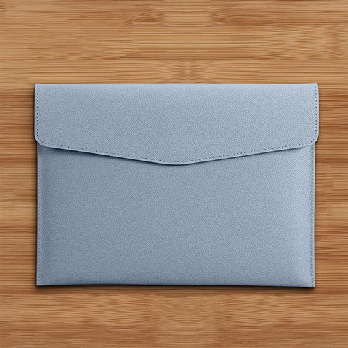 【11/4~12/31聖誕商品B2B優惠】創意小物館 A4軟皮文件袋 灰藍