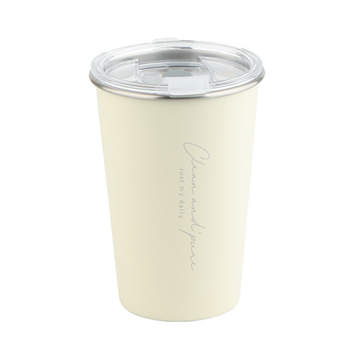 【11/4~12/31聖誕商品B2B優惠】家居生活雜貨舖 pure系列不鏽鋼隨行杯 奶黃色