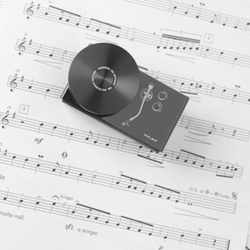 賽先生科學工廠 太陽能原木擴香器 -黑膠唱盤