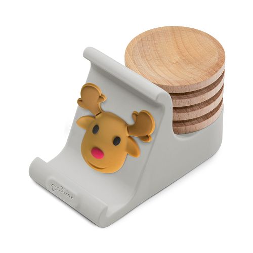 Bone 逗扣手機架擴香台 - 麋鹿先生