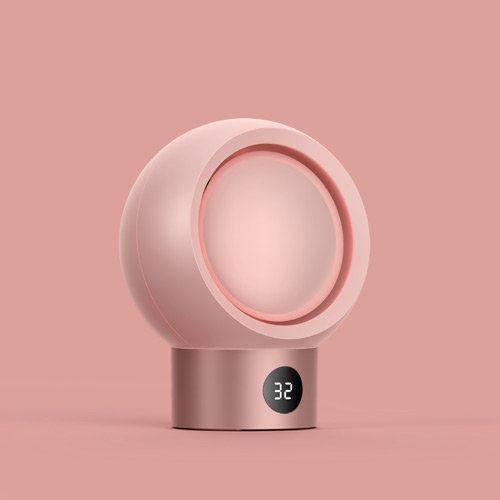 【220V 】創意小物館 星球造型取暖器 粉紅