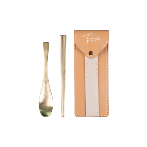 【11/3~12/31冬季85折優惠】家居生活雜貨舖 316不鏽鋼輕奢隨行餐具組 香檳金