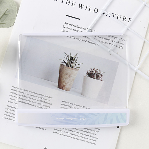 創意小物館 LED平板閱讀燈 紫迷幻葉